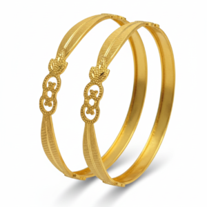 Traditionally Crafted Textured Bangle Pairs