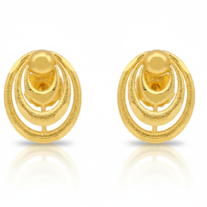Oval Layered Earrings