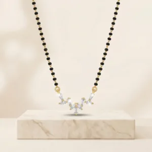 Stud Crystal Designer Mangalsutra