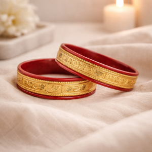Ethinc Floral Design Pola Bangle Set